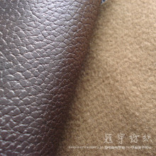 Imitação de couro respirável couro do plutônio de tecido para o sofá